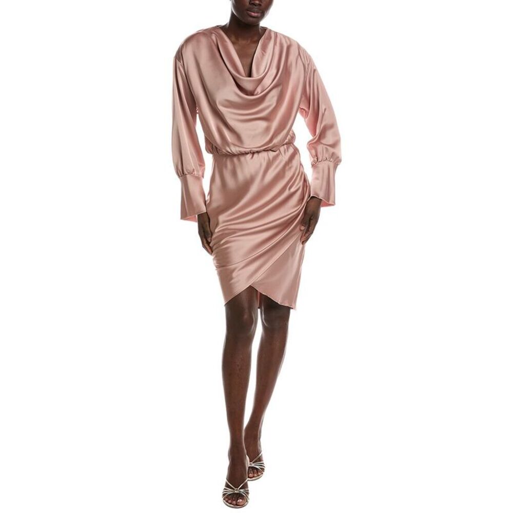 Renee C Womens  Long Sleeve Mini Dress, Pink